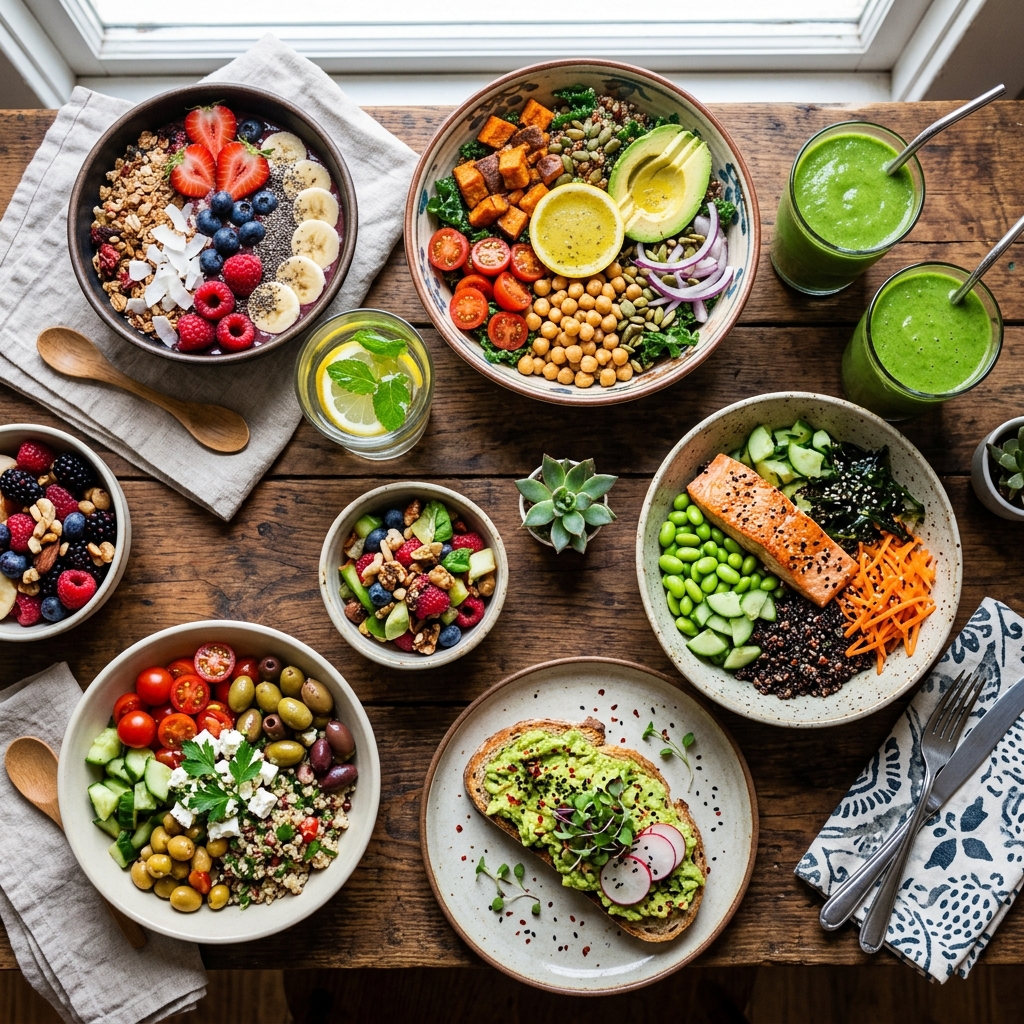 Disfruta comida saludable